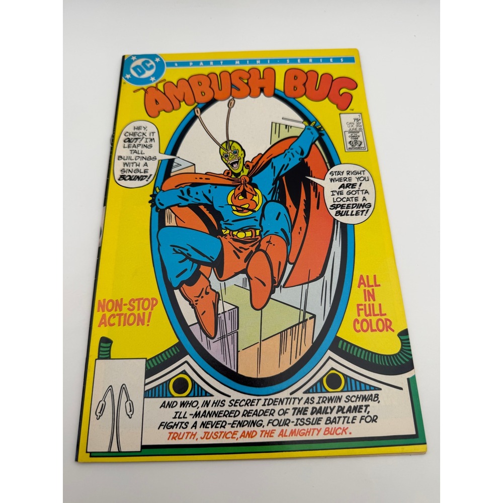 Ambush Bug 1 DC Comics 1985 4 Part Mini Series Keith Giffen Irwin Schwab cb007